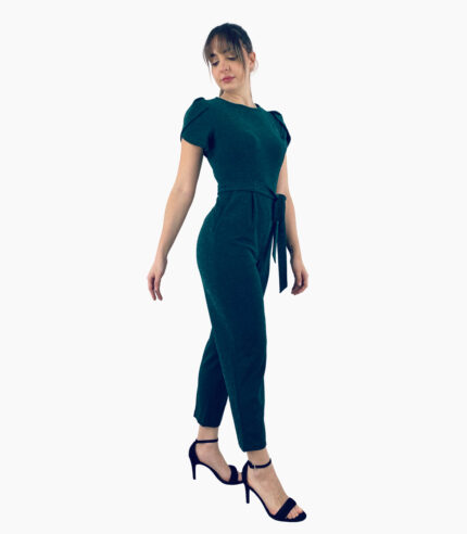 Mono largo manga corta verde con hilo metálico - Calvin Klein