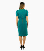 Vestido entallado largo a la rodilla, manga corta - Calvin Klein