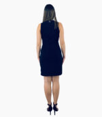 Vestido clásico entallado negro sin mangas - Michael Kors