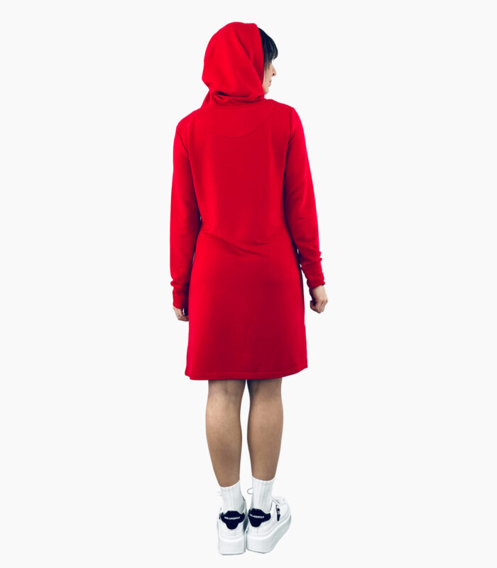 Vestido sudadera de punto con capucha - Calvin Klein