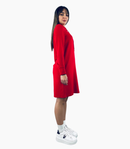 Vestido sudadera de punto con capucha - Calvin Klein