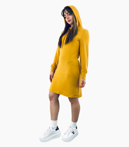 Vestido sudadera de punto con capucha - Calvin Klein