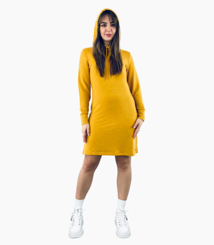 Vestido sudadera de punto con capucha - Calvin Klein
