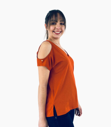 Camiseta de hombros abiertos - Michael Kors