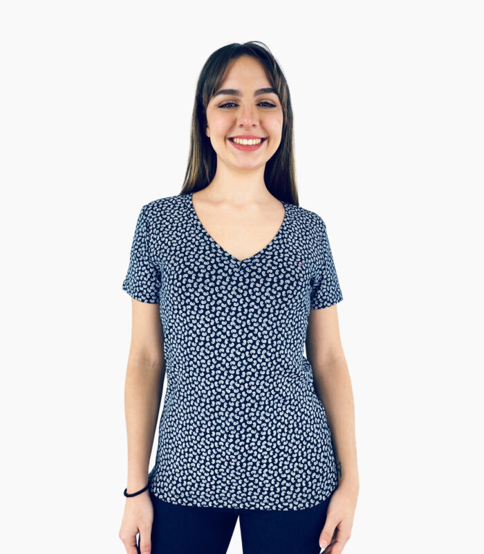 Camiseta cuello pico manga corta - Tommy Hilfiger