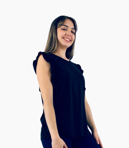 Camiseta manga corta de doble volante - Michael Kors