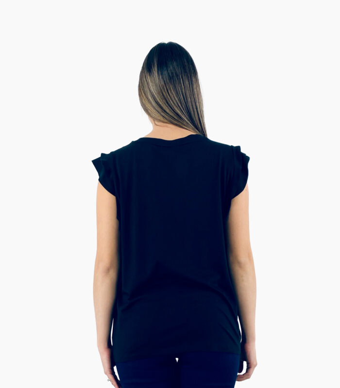 Camiseta manga corta de doble volante - Michael Kors