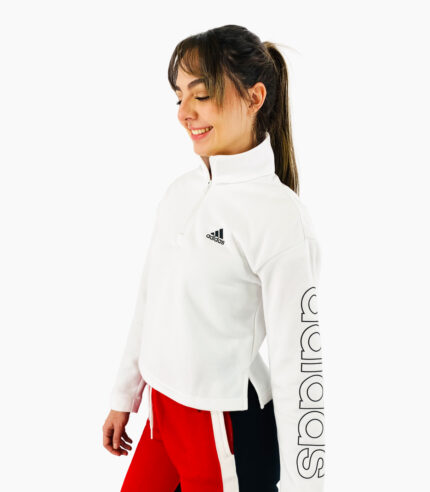 Sudadera afelpada cuello alto - Adidas