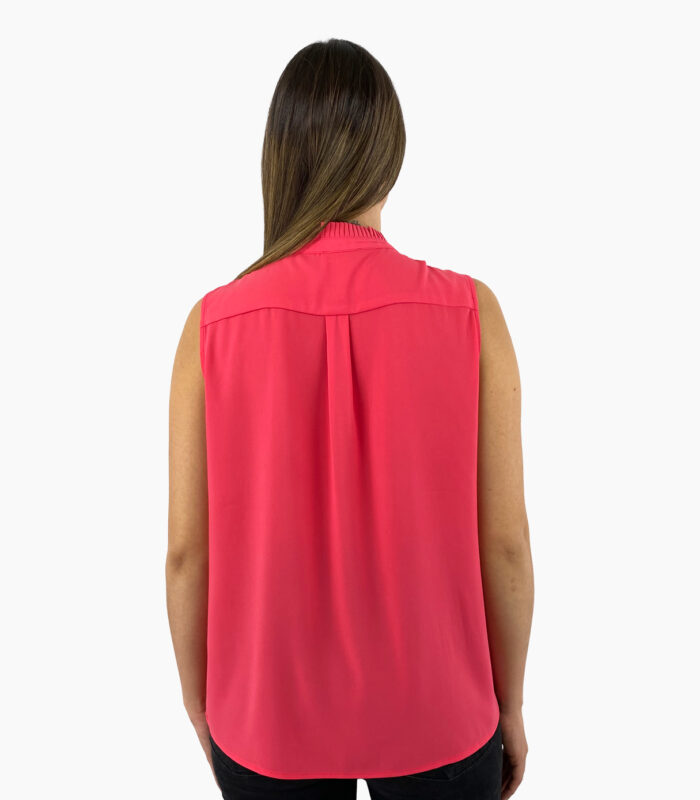 Blusa sin manga cuello alto - Calvin Klein
