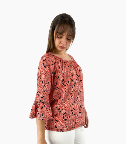 Blusa gitana manga 3/4 - Michael Kors
