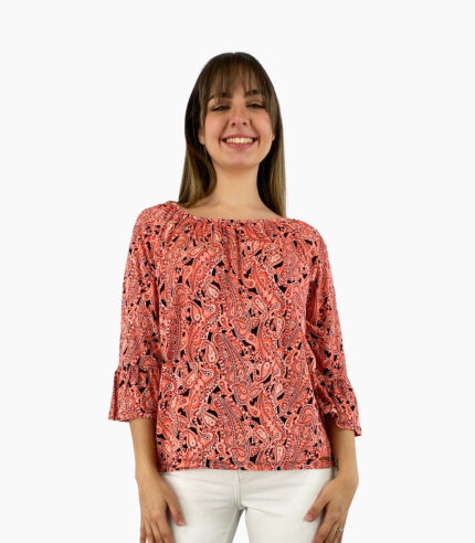 Blusa gitana manga 3/4 - Michael Kors