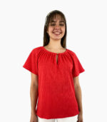 Blusa gitana manga corta - Michael Kors