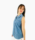 Camisa estampado lunares sin manga - Tommy Hilfiger