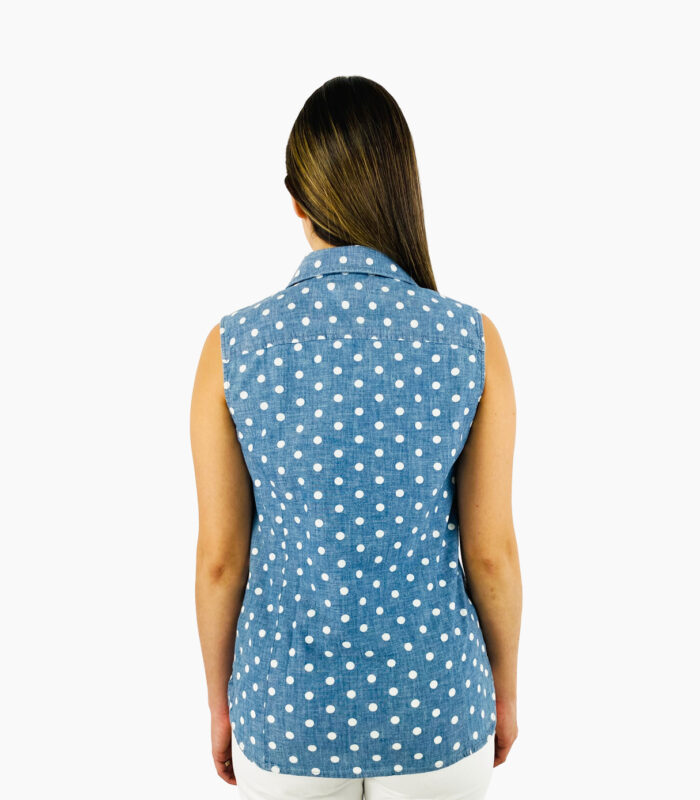 Camisa estampado lunares sin manga - Tommy Hilfiger