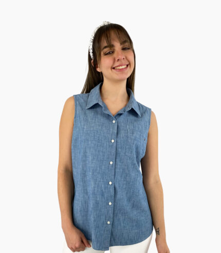 Camisa sin mangas denim - Tommy Hilfiger