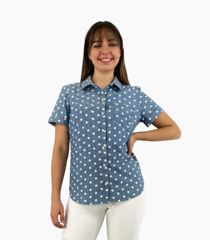 Camisa estampado lunares manga corta - Tommy Hilfiger