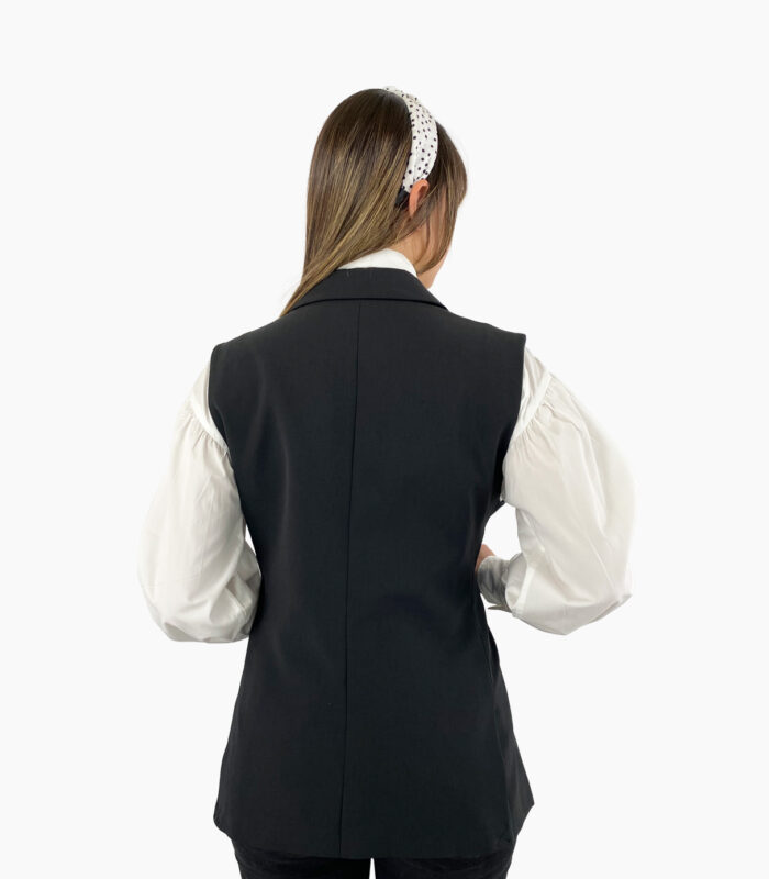 Chaleco cruzado de 4 botones - DKNY
