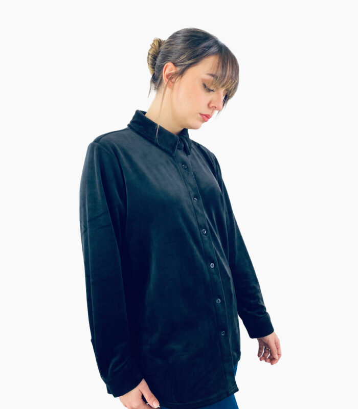 Camisa clásica manga larga negra - Calvin Klein