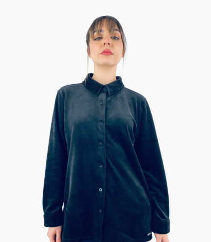 Camisa clásica manga larga negra - Calvin Klein