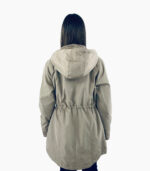 Chubasquero con capucha ajustable beige - Michael Kors