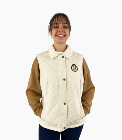 Chaleco crema acolchado - Ralph Lauren