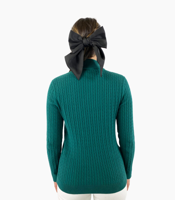 Jersey tejido cuello alto con cremallera - Tommy Hilfiger