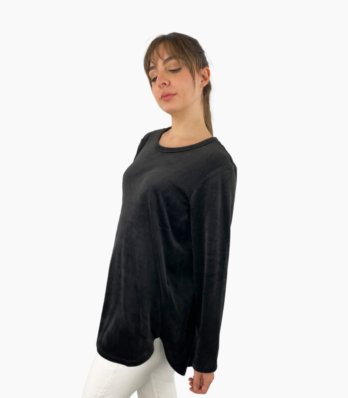 Suéter negro tejido velvet - Calvin Klein