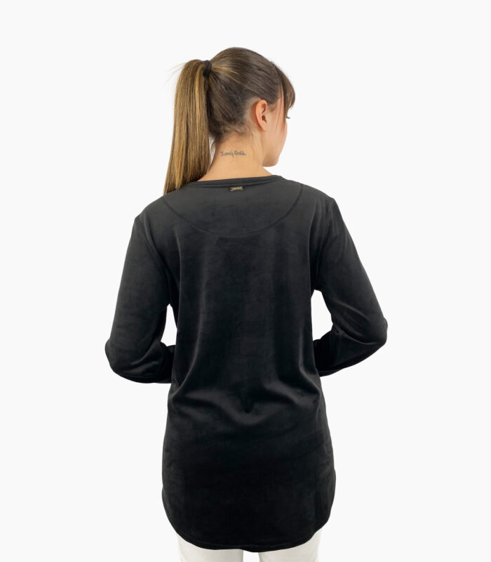 Suéter negro tejido velvet - Calvin Klein