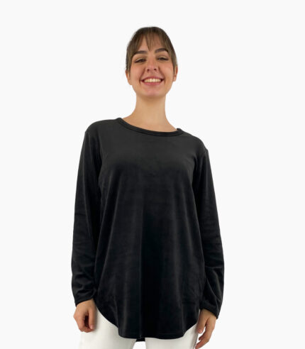 Suéter negro tejido velvet - Calvin Klein