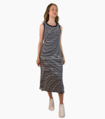 Vestido cuello redondo sin mangas de punto canalé - Tommy Hilfiger