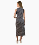 Vestido cuello redondo sin mangas de punto canalé - Tommy Hilfiger