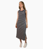 Vestido cuello redondo sin mangas de punto canalé - Tommy Hilfiger