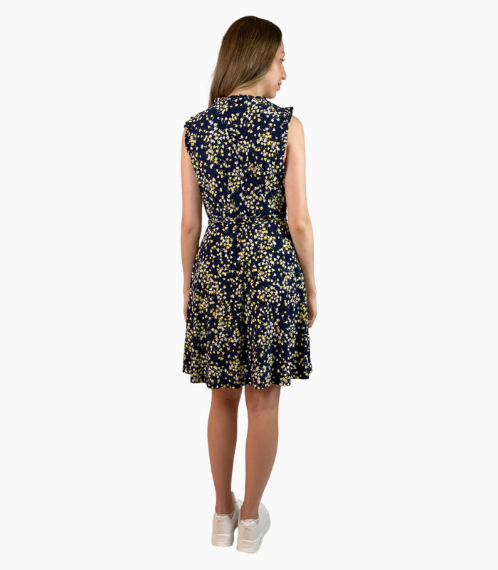 Vestido cruzado con mini volantes - Tommy Hilfiger