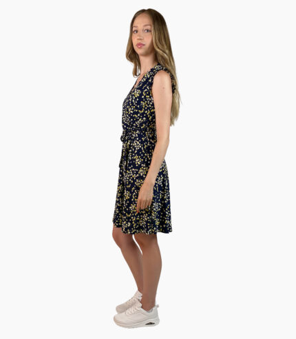 Vestido cruzado con mini volantes - Tommy Hilfiger