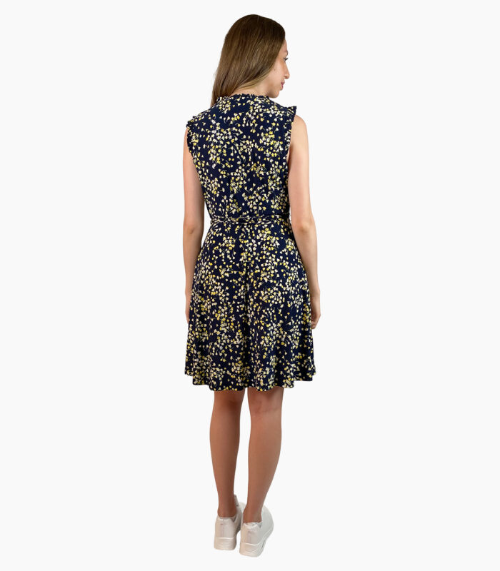 Vestido cruzado con mini volantes - Tommy Hilfiger