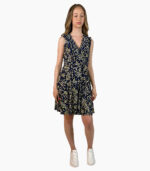 Vestido cruzado con mini volantes - Tommy Hilfiger