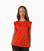 Camiseta manga corta de doble volante - Michael Kors