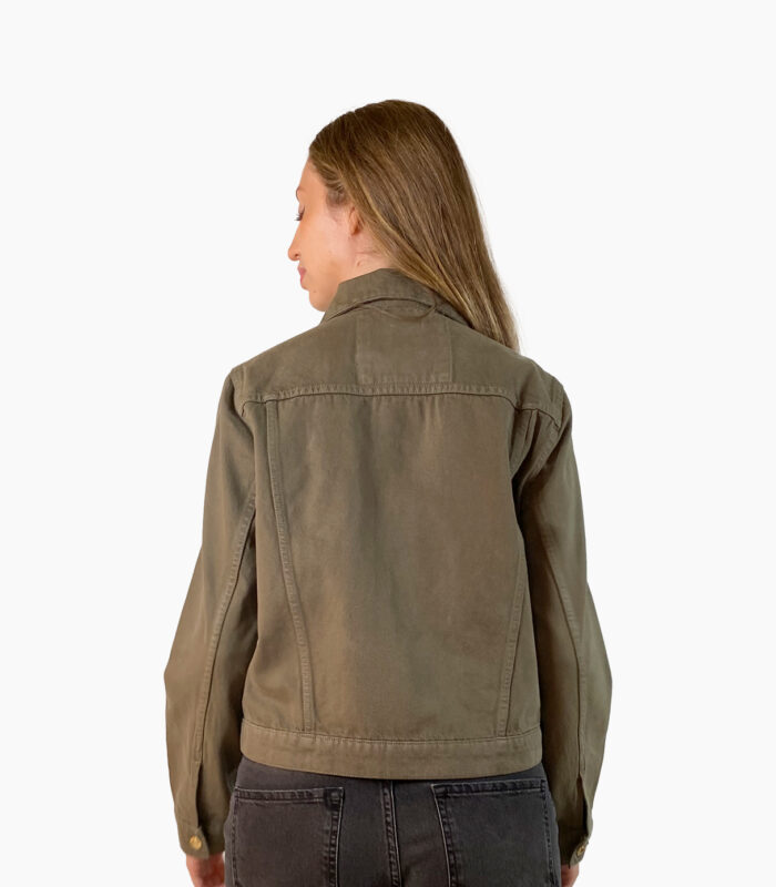 Chaqueta tipo vaquera verde oliva - Michael Kors, M