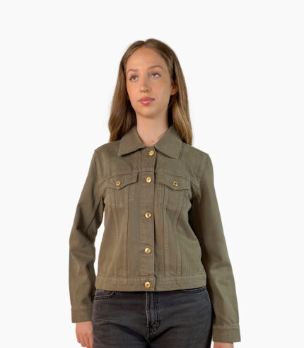 Chaqueta tipo vaquera verde oliva - Michael Kors