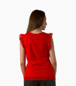 Camiseta manga de volante - DKNY