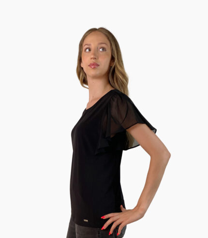 Camiseta manga corta tipo farol - Calvin Klein