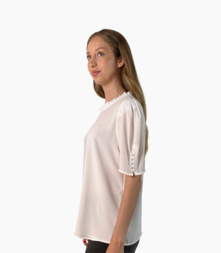 Blusa manga corta con botones - Calvin Klein