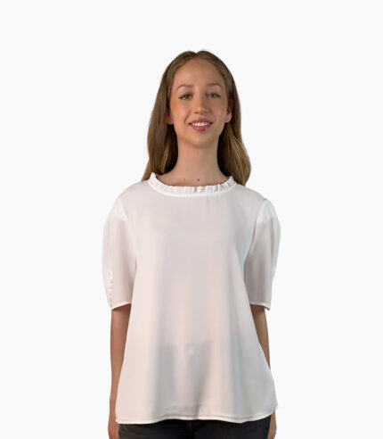 Blusa manga corta con botones - Calvin Klein