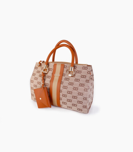 Bolso marrón con estampado Liu Jo