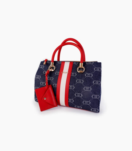 Bolso azul con estampado Liu Jo