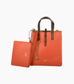 Bolso LIU JO Shopping Bag con bandolera ajustable Naranja