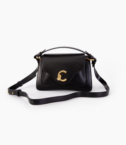 Bolso de mano y badolera negro COCCINELLE
