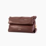 Bolso de hombro marrón efecto piel LIU JO